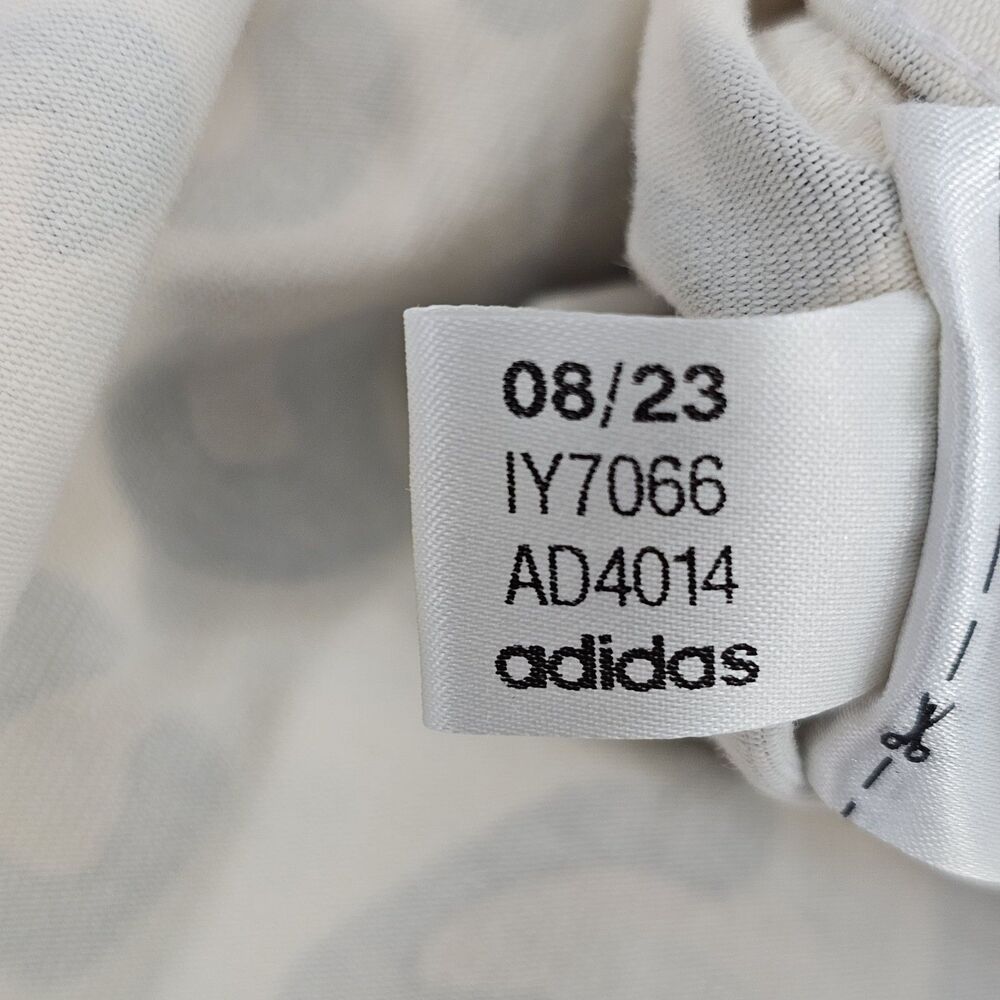 Adidas Originals Leopard Luxe 3-Stripes Maxi Dress XL White IY7066 - Picture 8 of 10